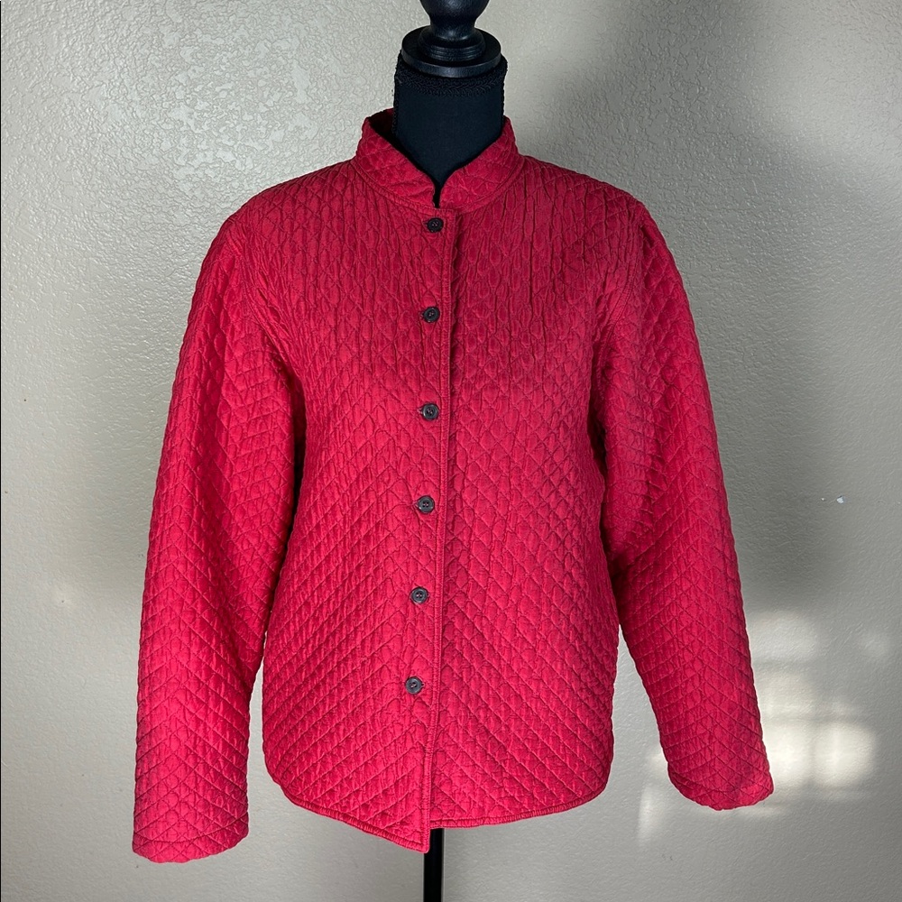 Kiko Red Quilted Jacket